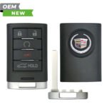 Cadillac New OEM 2013-2015 ATS, XTS, ELR Smart Key 5B Trunk/Remote Start FCCID: NBG009768T PN# 22856930