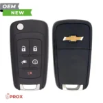 Chevrolet New OEM 2011-2015 Volt Remote PEPS Flip Key 5B Plug-In/Remote Start FCCID: OHT05918179 PN# 22923862