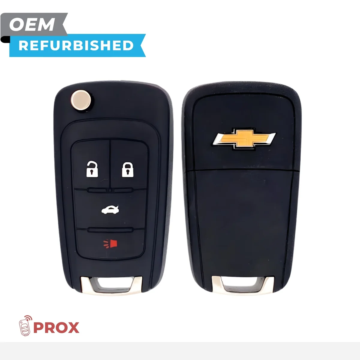 Chevrolet Refurbished 2011-2018 Cruze, Impala Remote Flip Key (PEPS) 4B Trunk FCCID, OHT05918179 PN# 13500318 Chevrolet Refurbished 2011-2018 Cruze, Impala Remote Flip Key (PEPS) 4B Trunk FCCID: OHT05918179 PN# 13500318 - Image 1