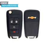 Chevrolet Refurbished 2013-2020 Sonic Flip Key 4B Remote Start FCCID: KR55WK50073 PN# 13575177