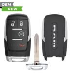 Dodge New OEM 2019-2024 Ram Smart Key 4B Remote Start FCCID: GQ4-76T PN# 68365327AB