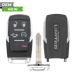 Dodge New OEM 2019-2021 Ram Smart Key 5B Remote Start/Tailgate FCCID: GQ4-76T PN# 68375457AB