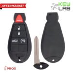 Dodge Aftermarket 2008-2014 Fobik Key (Keyless Go) 5B Remote Start FCCID: IYZ-C01C PN# 56046694