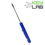 Flat Head Screwdriver With Magnetic Base And Pocket Clip (3.2mm)