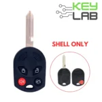 Ford 2007-2011 Remote Head Key 4B SHELL for OUCD6000022