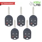 Ford Aftermarket 2011-2020 Explorer, F-150, F-250, F-350 Remote Head Key 4B Remote Start FCCID: CWTWB1U793 PN# 5912561, 164-R8067 (Pack of 5)