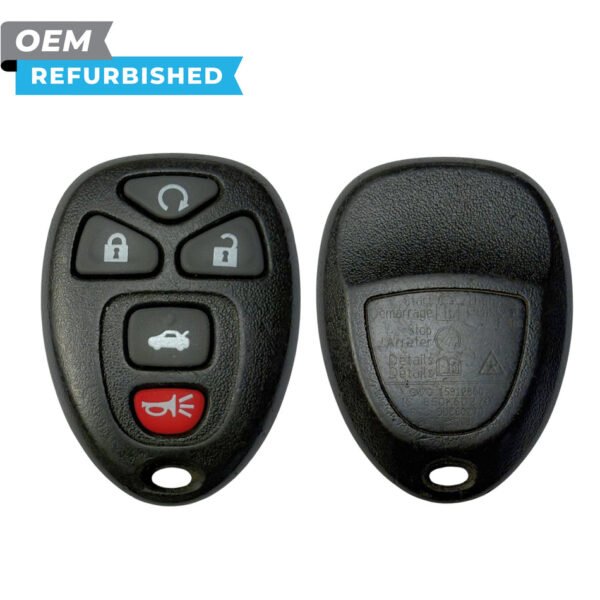 GM Refurbished 2004-2013 Equinox Keyless Entry Remote 5B Remote Start/Trunk FCCID: OUC60270 PN# 20935331