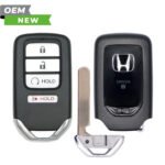 Honda New OEM 2020-2026 Ridgeline Smart Key (Memory 2) 4B Remote Start FCCID: KR5T41 PN# 72147-T6Z-A71