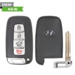 Hyundai New OEM 2009-2015 Elantra, Genesis, Tucson Smart Key 4B Trunk FCCID: SY5HMFNA04 PN# 95440-3X200