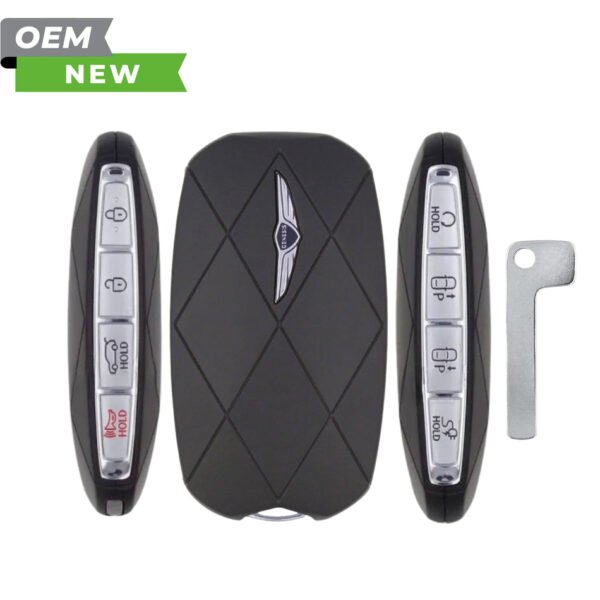 Hyundai New OEM 2023-2025 GV60 Smart Key 8B Remote Start/Park Assist/Plug In FCCID: TQ8-FOB-4F53U PN# 95440-CU100 (Black)