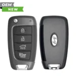 Hyundai New OEM 2018-2021 Accent Remote Flip Key 4B Trunk FCCID: NYOSYEC4TX1707 (HC 4BT) PN# 95430-J0700
