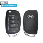 Hyundai Refurbished 2013-2016 Santa Fe Remote Flip Key 4B Hatch FCCID: TQ8-RKE-3F04 PN# 95430-4Z100