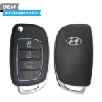 Hyundai Refurbished 2017-2020 Sonata Remote Flip Key 4B Trunk FCCID: TQ8-RKE-4F25 (LF 4BT) PN# 95430-C1210, 95430-C2210