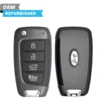 Hyundai Refurbished 2018-2022 Accent Remote Flip Key 4B Hatch FCCID: NYOSYEC4TX1707 (HC 4BT-TP) PN# 95430-J0800 (Canada)