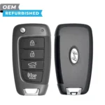 Hyundai Refurbished 2021 Elantra Remote Flip Key 4B Trunk FCCID: NYOMBEC4TX2004 PN# 95430-AA000