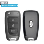 Hyundai Refurbished OEM 2018-2023 Santa Fe Remote Flip Key 3B FCCID: TQ8-RKE-4F41 PN# 95430-S2200