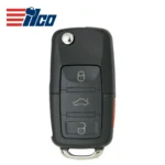 ILCO Look-Alike 1998-2001 Volkswagen Remote Flip Key 4B FCCID: IJ0-959-753-F PN# NBG8137T