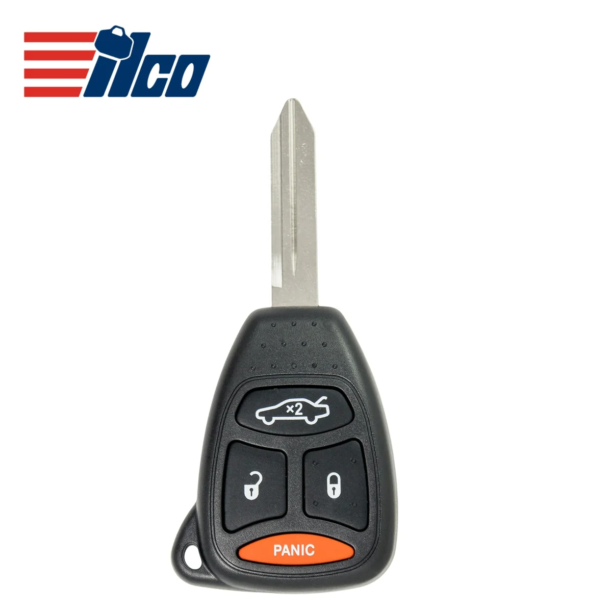 ILCO Look-Alike 2005-2009 Chrysler Remote Head Key 4B FCCID, KOBDT04A PN#, 05179512AA ILCO Look-Alike 2005-2009 Chrysler Remote Head Key 4B FCCID: KOBDT04A PN#: 05179512AA - Image 1