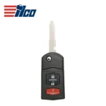 ILCO Look-Alike 2007-2015 Mazda Remote Flip Key 3B FCCID: BGBX1T478SKE125-01 PN# CC43-67-5RYC