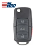 ILCO Look-Alike 2012-2021 Volkswagen Remote Flip Key 4B FCCID: NBGFS93N PN# 5K0 837 202 EC