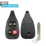 Infiniti Refurbished 2002-2006 M45, Q45 Remote Head Key 4B Trunk FCCID: KBRASTU13 PN# H0561-AR200