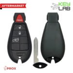 Jeep/Dodge Aftermarket 2009-2013 Fobik Key (Keyless Go) 4B Hatch FCCID: IYZ-C01C PN# 56046734AH