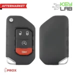 Jeep Aftermarket 2018-2024 Wrangler, Gladiator Remote Flip Key (Prox) 4B Remote Start FCCID: OHT1130261 PN# 68416784AA