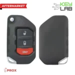 Jeep Aftermarket 2018-2024 Wrangler Remote Flip Key (Prox) 3B FCCID: OHT1130261 PN# 68416782AA