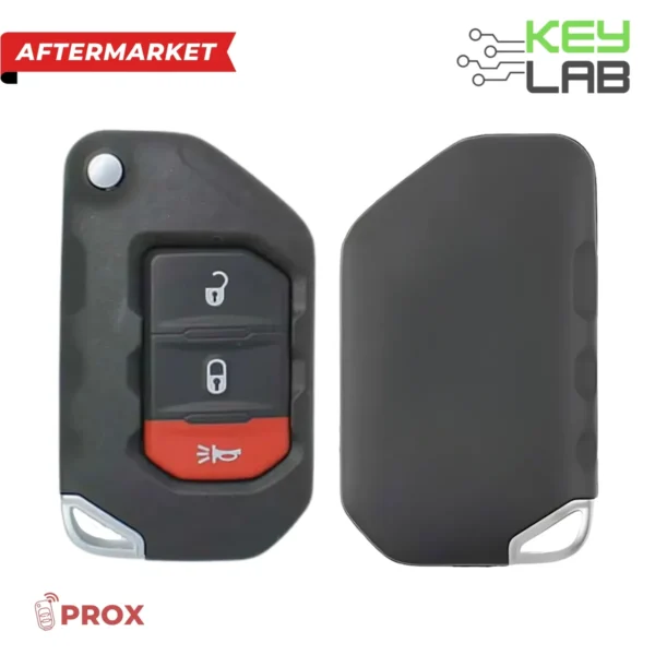 Jeep Aftermarket 2018-2024 Wrangler Remote Flip Key (Prox) 3B FCCID: OHT1130261 PN# 68416782AA