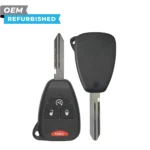 Jeep Refurbished 2009-2018 Wrangler, Compass Remote Head Key 4B Remote Start FCCID: OHT692713AA PN# 68039414AA