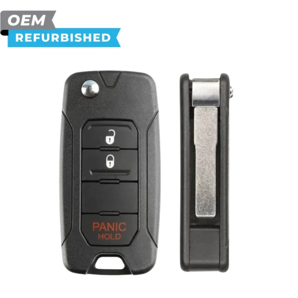 Jeep Refurbished 2015-2018 Renegade Remote Flip Key 3B FCCID: 2ADFTFI5AM433TX PN# 68296748AA