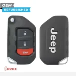 Jeep Refurbished 2018-2024 Wrangler Remote Flip Key (Prox) 3B FCCID: OHT1130261 PN# 68416782AA
