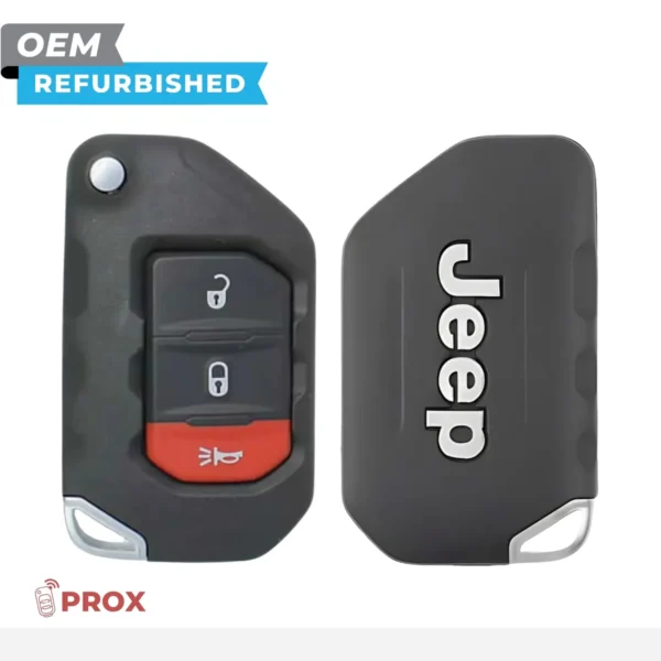 Jeep Refurbished 2018-2024 Wrangler Remote Flip Key (Prox) 3B FCCID: OHT1130261 PN# 68416782AA
