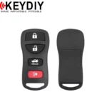 KEYDIY - Nissan Style Universal Keyless Entry Remote 4-Button Black (B36-4)