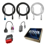 KTTOOL - 6 Pcs USB OBD2 Diagnostic Cable Kit for Tesla Model S, Model 3, Model X & Model Y – Includes OBDII Adapter Harness