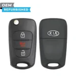 Kia Refurbished 2012-2013 Rio Remote Flip Key 3B FCCID: TQ8-RKE-3F02 PN# 95430-1W020