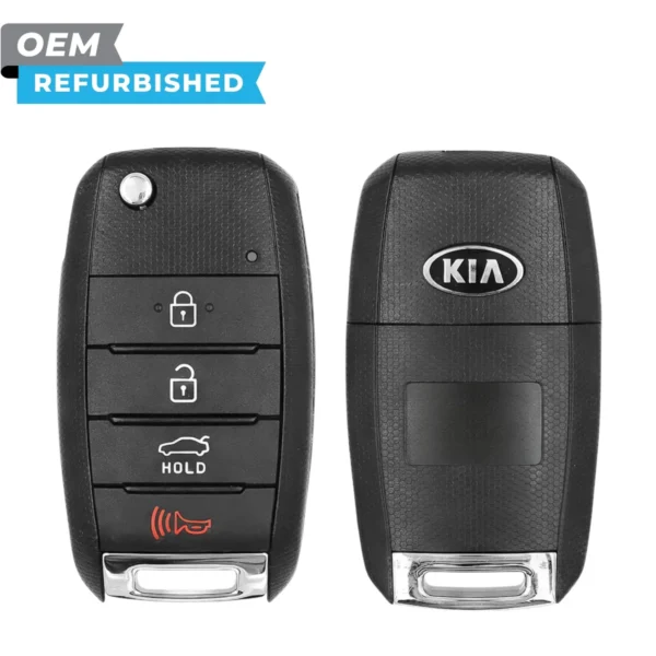 Kia Refurbished 2014-2015 Optima Remote Flip Key 4B Trunk FCCID: NYODD4TX1306 PN# 95430-2T560