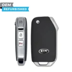 Kia Refurbished 2021-2023 Seltos Remote Flip Key 3B FCCID: NYOSYEK4TX1907 PN# 95430-Q5400