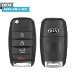 Kia Refurbished OEM 2015-2020 Optima Remote Flip Key 4B Trunk FCCID: SY5JFRGE04 (JF 4BT w/ Chip) PN# 95430-D4000