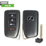 Lexus New OEM 2021-2025 RC300, RC350 Smart Key 4B Trunk FCCID: HYQ14FLB PN# 89904-53E70