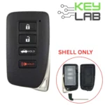Lexus 2013-2020 Smart Key SHELL 4B for HYQ14FBBHYQ14FBA