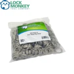 Lock Monkey - 500 Pack of 3/4″ GAK4 Key Rings