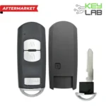 Mazda Aftermarket 2012-2018 Mazda 3, CX-3, CX-5, CX-9 Smart Key 3B FCCID: WAZSKE13D01 PN# KDY3-67-5DY
