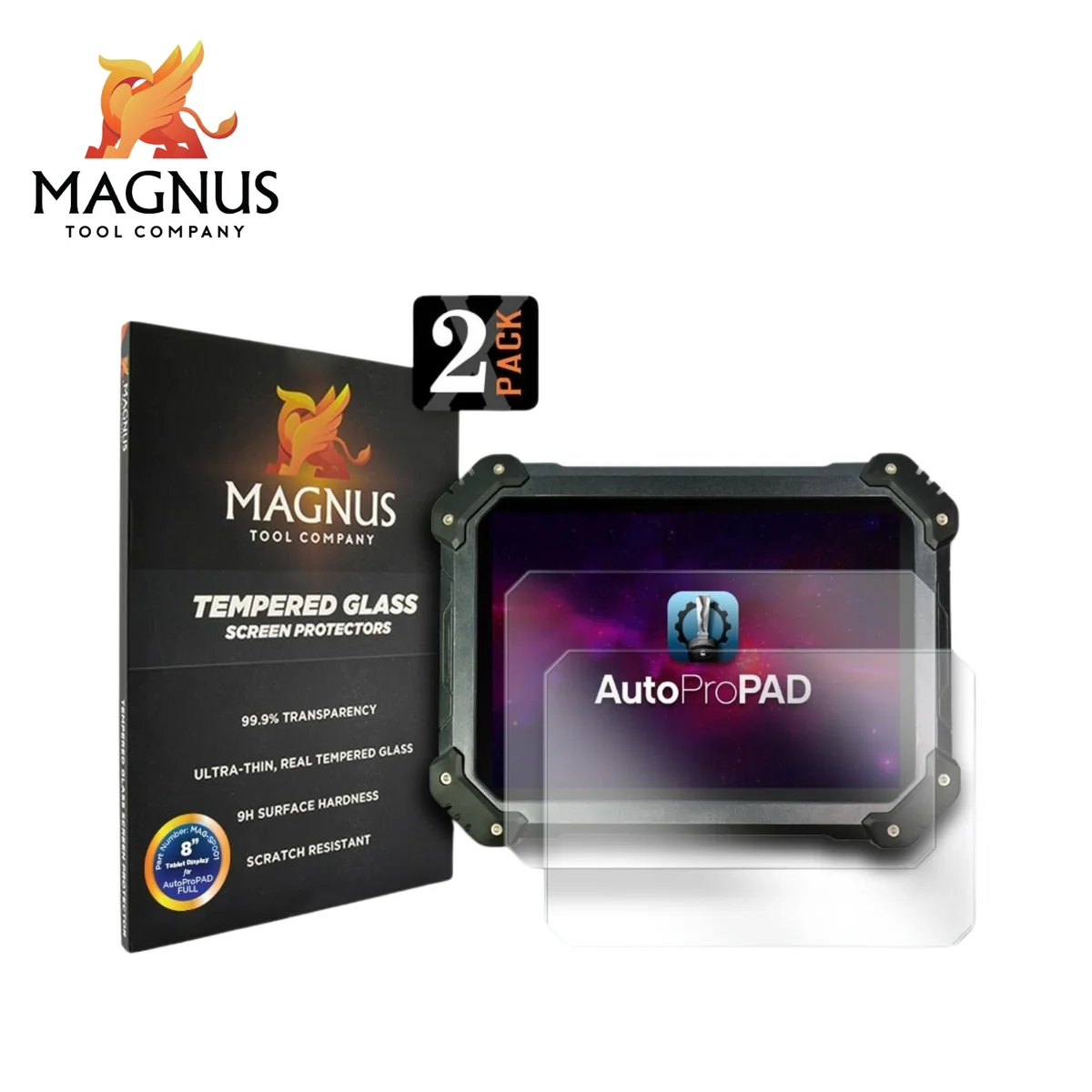 Magnus - 8in Screen Protector For AutoProPAD Full (2 Pack) Magnus - 8in" Screen Protector For AutoProPAD Full (2 Pack) - Image 1