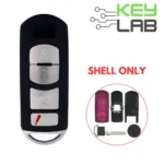 Mazda 2010-2019 Smart Key SHELL for WAZSKE13D01/WAZSKE13D02