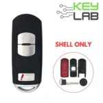 Mazda 2012-2020 Smart Key SHELL for WAZSKE13D01WAZSKE13D02
