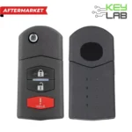 Mazda Aftermarket 2005-2015 Remote Flip Key 3B FCCID: BGBX1T478SKE125-01 PN# CC43-67-5RYC
