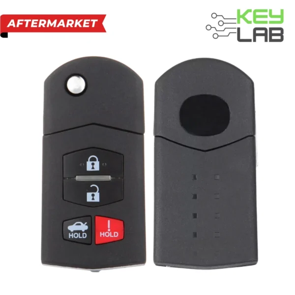 Mazda Aftermarket 2009-2015 Remote Flip Key 4B Trunk FCCID: BGBX1T478SKE125-01 PN# BBM4-67-5RY
