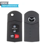 Mazda Refurbished 2009-2015 Mazda 3/6, Miata MX 5 Remote Flip Key 4B Trunk FCCID: BGBX1T478SKE125-01 PN# BBM4-67-5RY