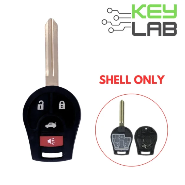 Nissan 2003-2019 Remote Head Key SHELL for CWTWB1U751